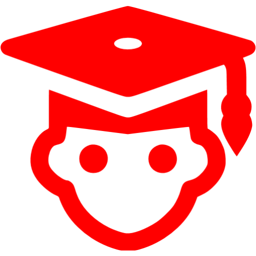 Red Student Icon