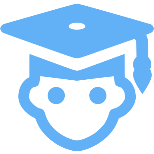 Tropical Blue Student Icon