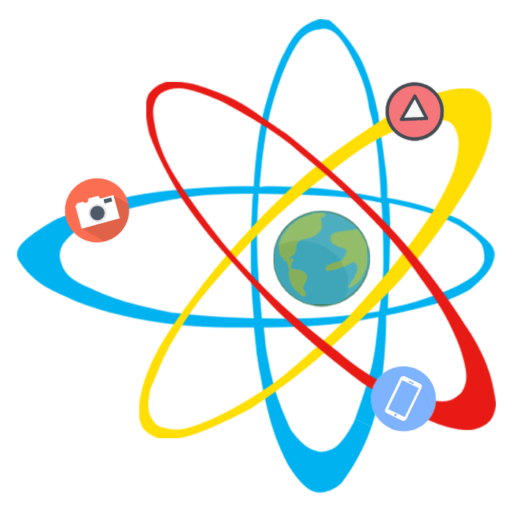 Cropped Set Of Science Stuff Icon Lab Cartoon Vector