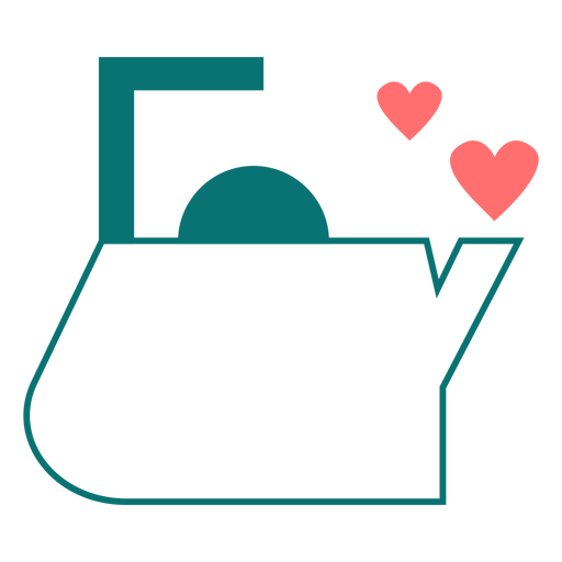 Tea Love Line Style Icon