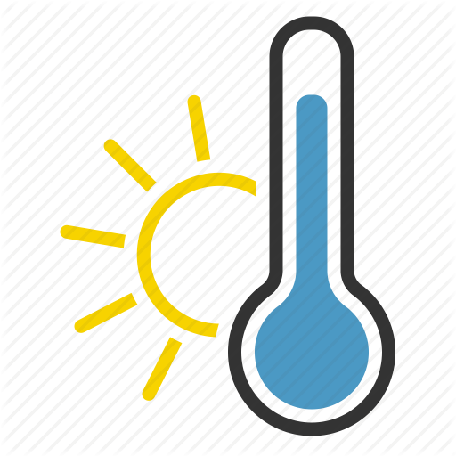 Hot, Summer, Sun, Temperature Icon