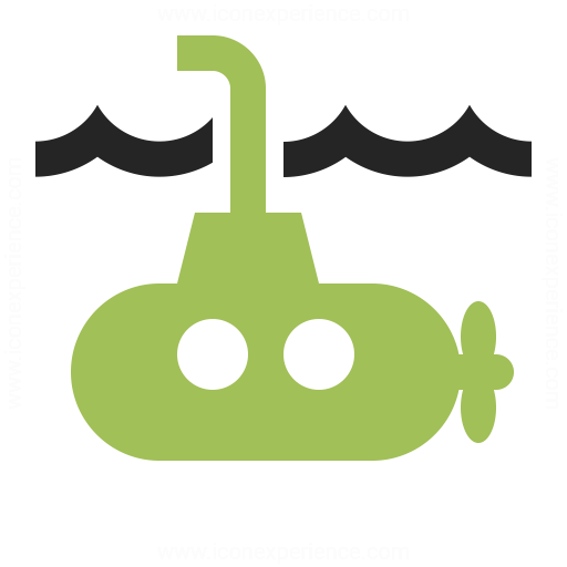 Submarine Icon Iconexperience