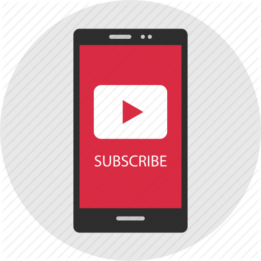 Cell, Channel, Moble, Phone, Play, Subscribe Icon