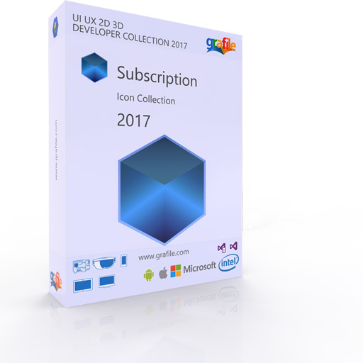 Grafile Subscription Icons Pack Royalty Free