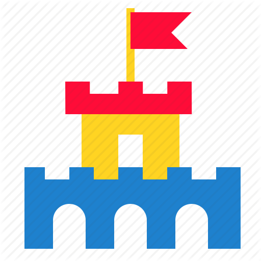 Castle, Goal, Mission, Strategy, Success Icon