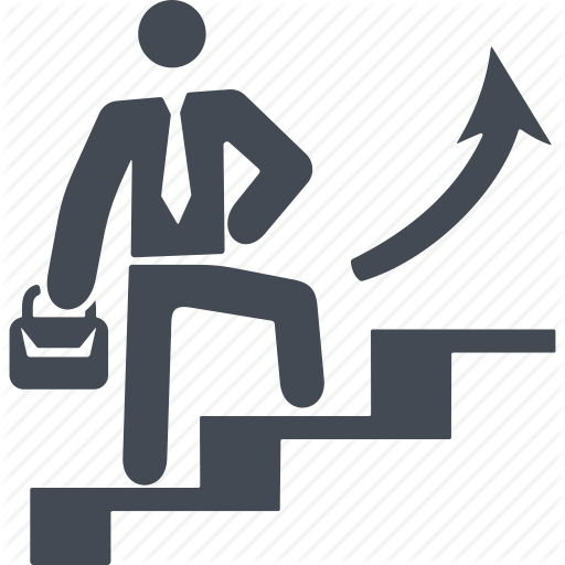 Career Advancement, Career Ladder, Growth, Success Icon