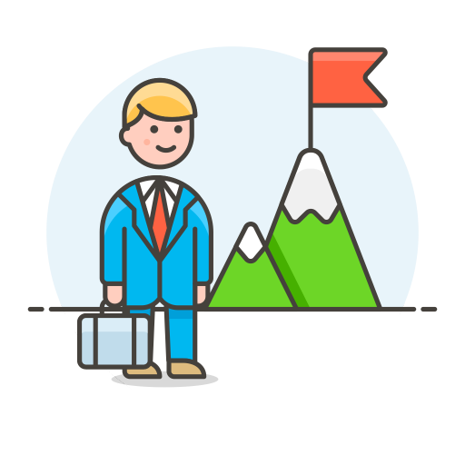 Success Goal Businessman Icon Streamline Ux Free Iconset