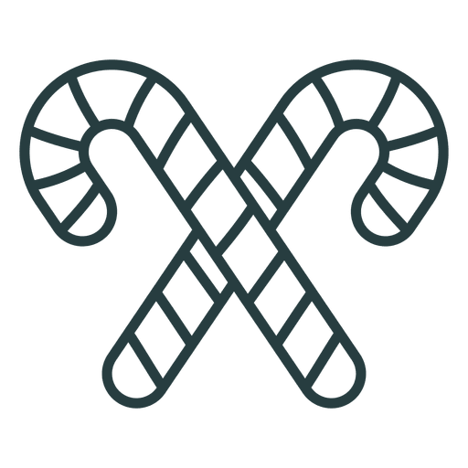 Christmas Candy Cane Icon