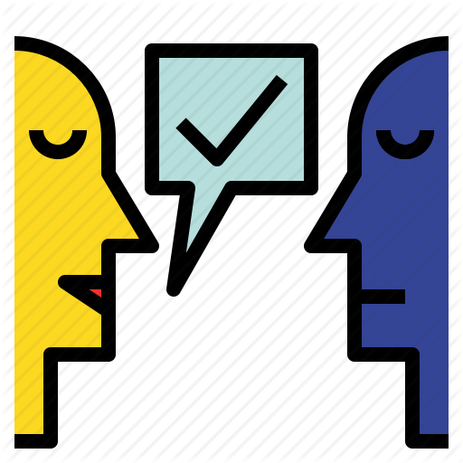 Advise, Invite, Propose, Recommend, Suggest, Talk Icon