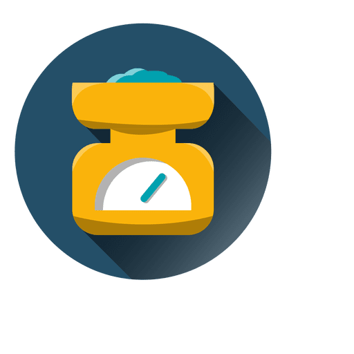 Weight Scale Round Icon