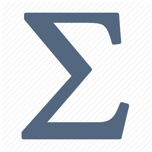 Formulas, Functions, Greek, Letter, Math, Mathematics, Sum Icon