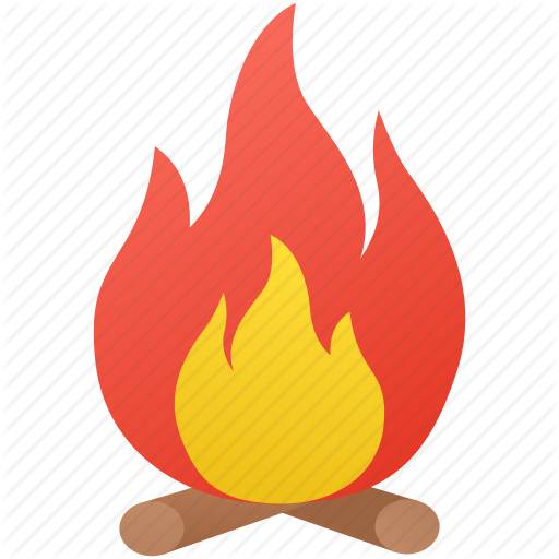 Bonfire, Campfire, Holiday, Summer Icon