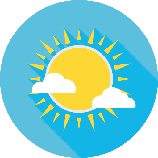 Sun, Cloud, Summer Icon Free Of Summer Travel Flat