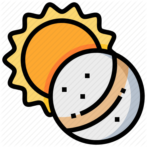 Comet, Eclipse, Moon, Space, Sun Icon
