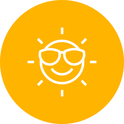 Happy, Sun, Summer Icon Free Of Summer Line Icons Set