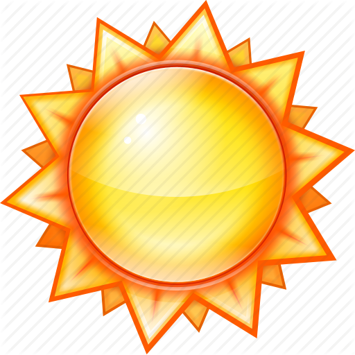 Clear, Day, Holiday, Sun, Sunday, Sunny Icon