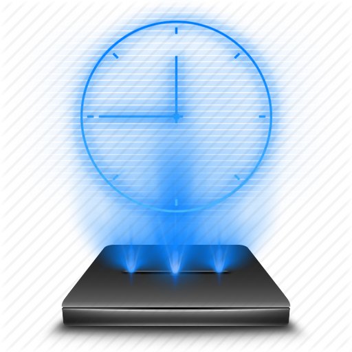 Aplication, Application, Clock, Hologram, Time, Timer, Watch Icon
