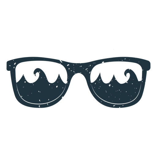 Sunglasses Wave Illustration