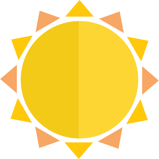 Warm, Summer, Sunny Icon