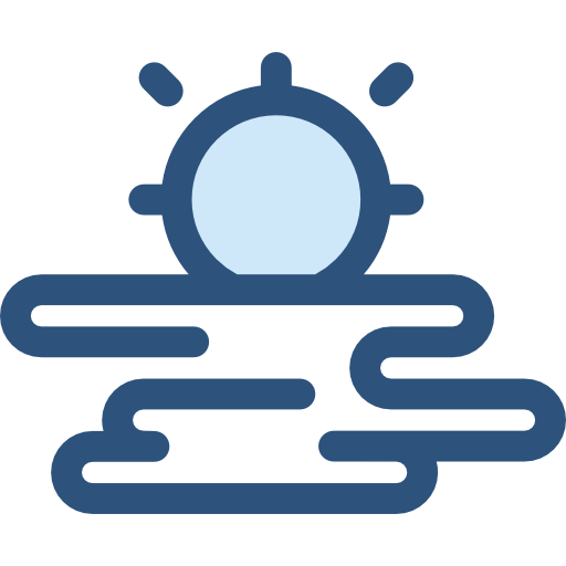 Sunset, Sun, Symbol, Half, Weather, Sunrise, Haw Weather Stroke