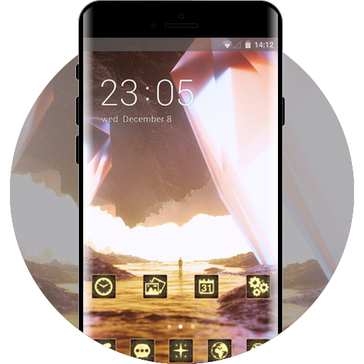 Sunshine Bright Free Android Theme U Launcher