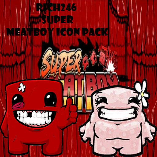Super Meatboy Icon Pack