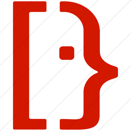 Simple Red Social Media Super User Icon