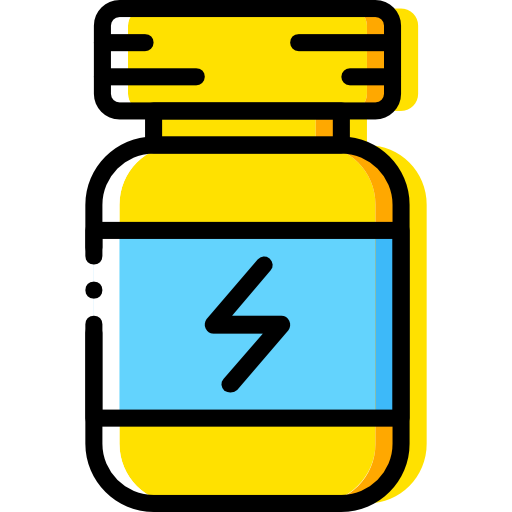 Vitamins, Proteins, Sports And Competition, Gym, Supplement Icon