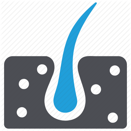 Cosmetic, Dermatology, Hair, Organs, Skin, Surface Icon