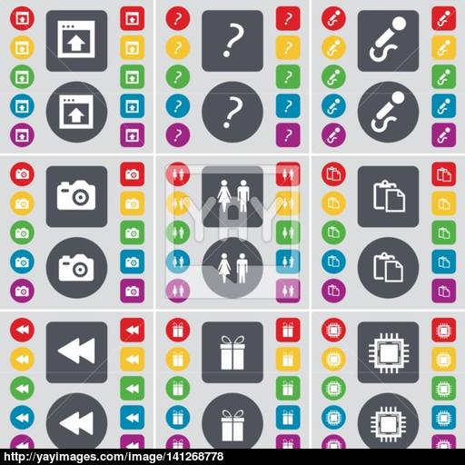 Window, Question Mark, Microphone, Camera, Silhouette, Survey, R