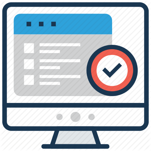 Checklist, Online Survey, Task Complete, Task Done, Validation Icon