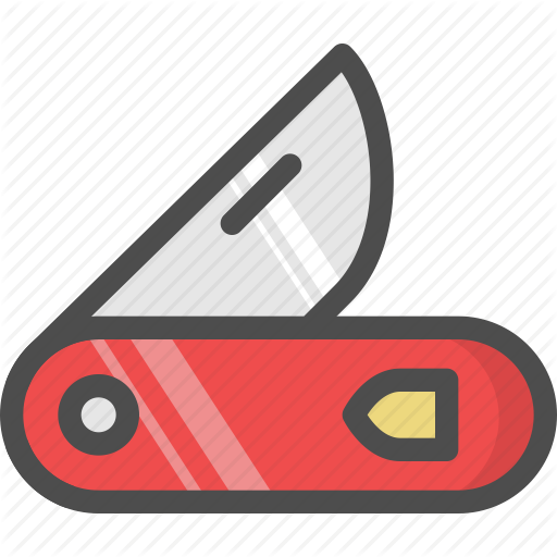 Cut, Knief, Pocket, Sharp, Survival Icon