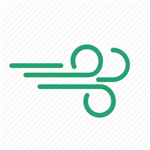 Forecast, Season, Weather, Wind Icon