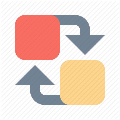 Copy, Layers, Objects, Swap Icon