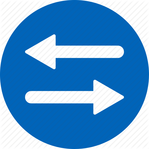 Exchange, Flip, Flipping, Horizontal, Horizontally, Mirror, Swap Icon