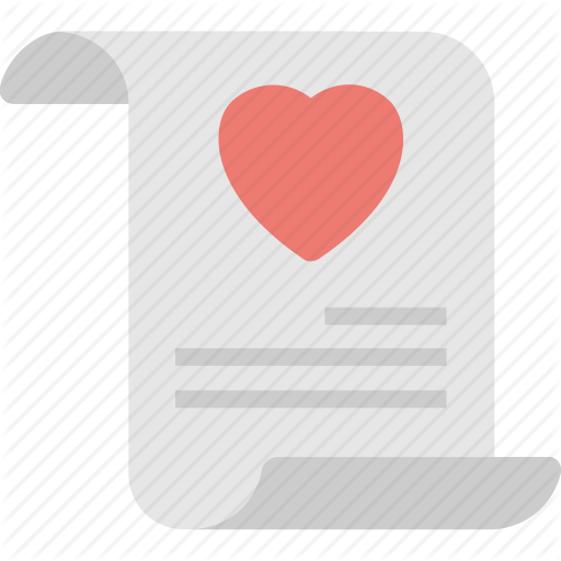 Feelings, In Love, Love Letter, Love Message, Proposal Letter Icon