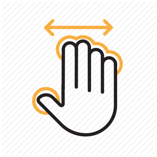 Drag, Finger, Gesture, Left Right, Swipe, Tap, Touch Icon