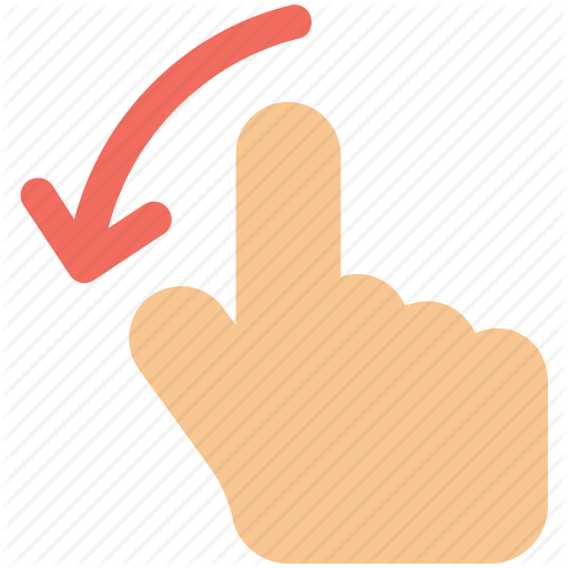 Finger, Gesture, Hand, Interactive, Left, Scroll, Swipe Icon Icon Icon