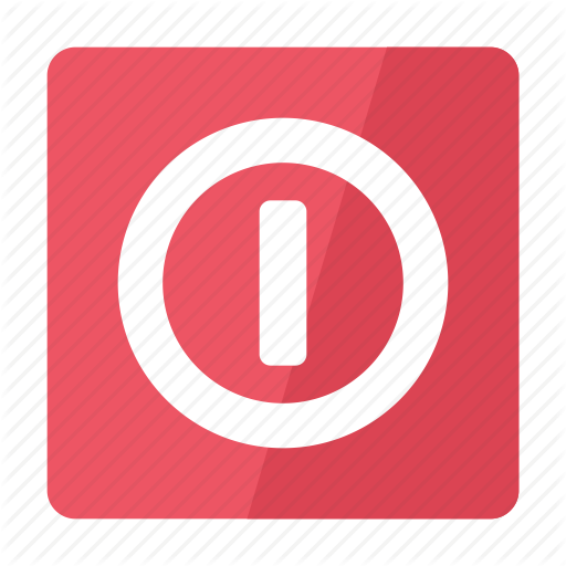 Off, On, Power, Rounded, Square, Switch Icon