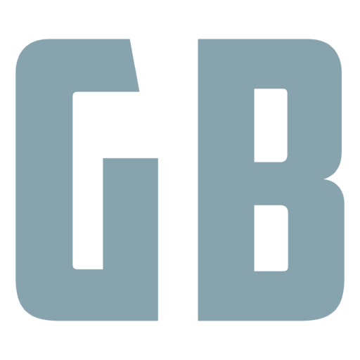 Cropped Logo Bold Blue Tab Icon Bernard Gibson