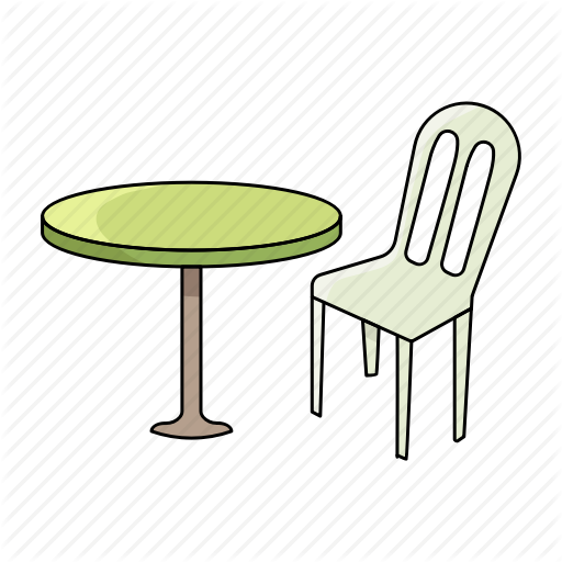 Beach, Chair, Seat, Sit, Summer, Table Icon