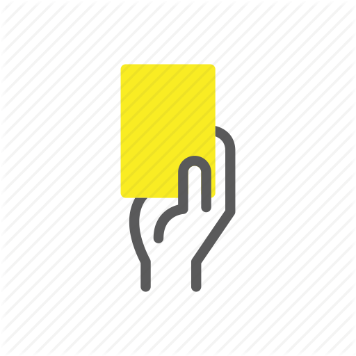 Card, Soccer, Soccer Icon, Sports, Warning, Yellow, Yellow Card Icon