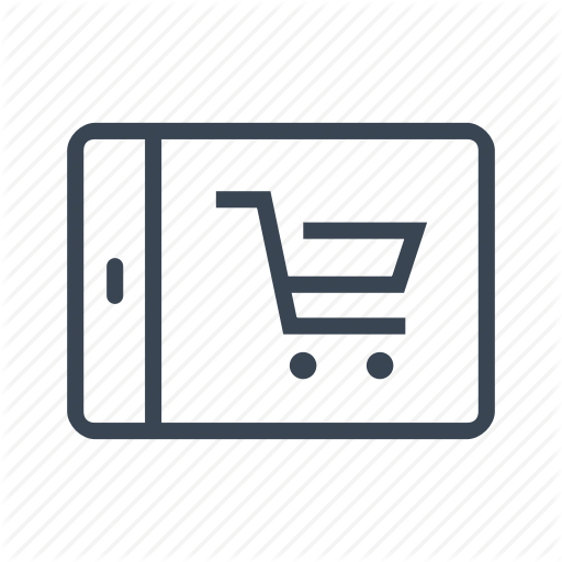 Ecommerce, Online, Shopping, Tablet Icon