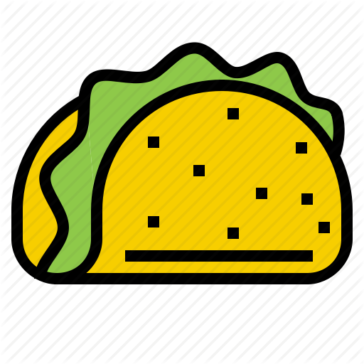 Mexican, Mex Taco Icon