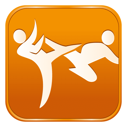 Taekwondo Square Icon