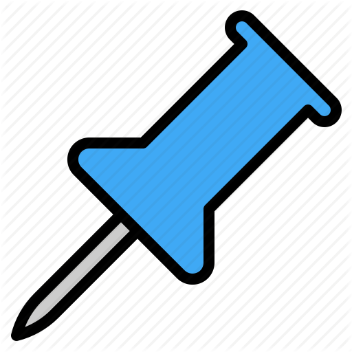 Pin, Tag Icon