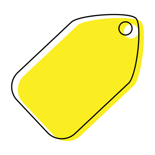 Yellow Tag Icon