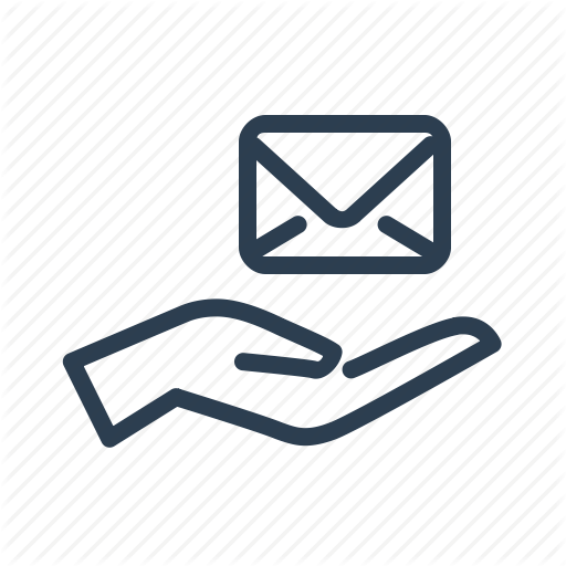 Email, Envelope, Hand, Mail, Message, Support, Take Care Icon