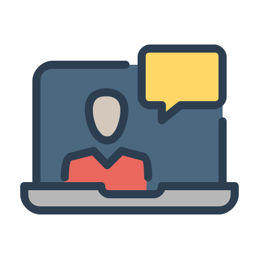 Screen, Call To Parents, Talk Icon