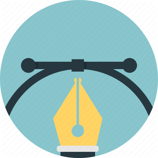 Draw, Geometry, Line, Nib, Physics, Pointed, Tangent Icon